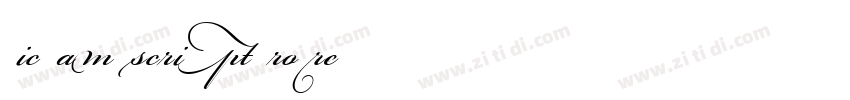 Bickham Script ProRe字体转换 Bickham Script ProRe字体转换